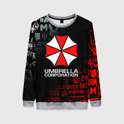 Женский свитшот 3D Resident evil Umbrella Corp