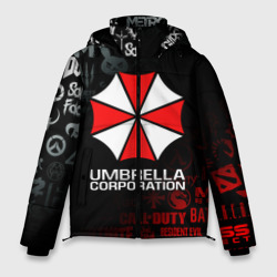 Мужская зимняя куртка 3D Resident evil Umbrella Corp