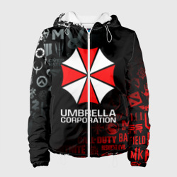 Женская куртка 3D Resident evil Umbrella Corp