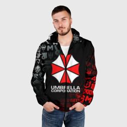 Мужская ветровка 3D Resident evil Umbrella Corp - фото 2