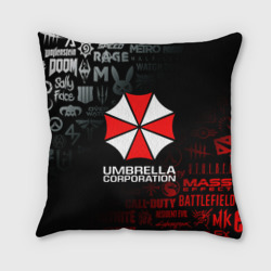 Подушка 3D Resident evil Umbrella Corp