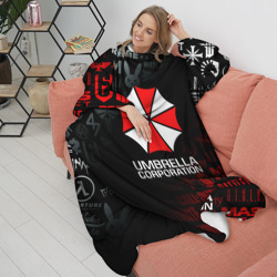 Плед с рукавами Resident evil Umbrella Corp - фото 2