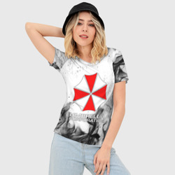 Женская футболка 3D Slim Umbrella Corp - фото 2