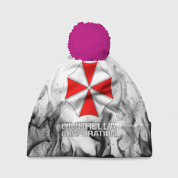 Шапка 3D c помпоном Umbrella Corp