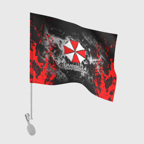 Флаг для автомобиля Umbrella Corp Амбрелла Корп