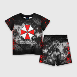 Детский костюм с шортами 3D Umbrella Corp Амбрелла Корп