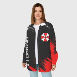 Женская рубашка oversize 3D Umbrella Corp Амбрелла Корп - фото 2