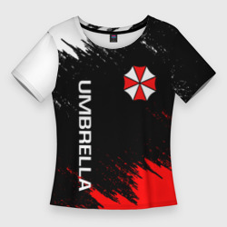 Женская футболка 3D Slim Umbrella Corp Амбрелла Корп