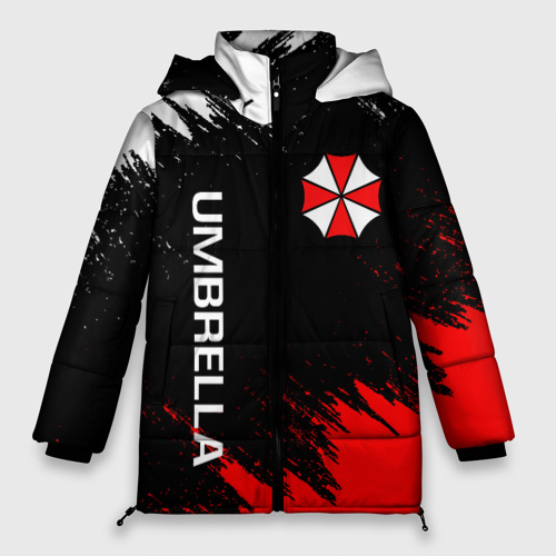 Женская зимняя куртка Oversize Umbrella Corp Амбрелла Корп, цвет красный