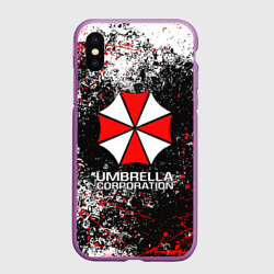 Чехол для iPhone XS Max матовый Umbrella Corp Амбрелла Корп