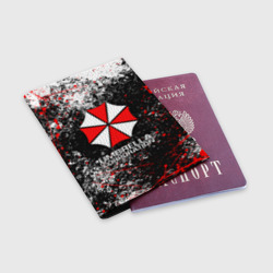 Обложка для паспорта матовая кожа Umbrella Corp Амбрелла Корп - фото 2