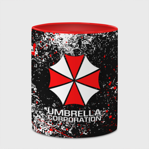 Кружка с полной запечаткой Umbrella Corp Амбрелла Корп, цвет белый + красный - фото 4