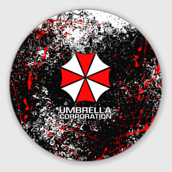 Круглый коврик для мышки Umbrella Corp Амбрелла Корп