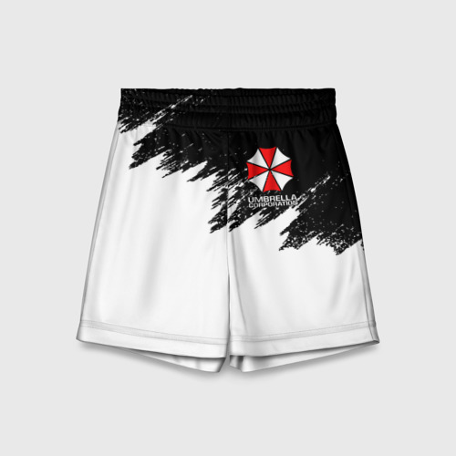 Детские спортивные шорты 3D Umbrella Corp, цвет 3D печать