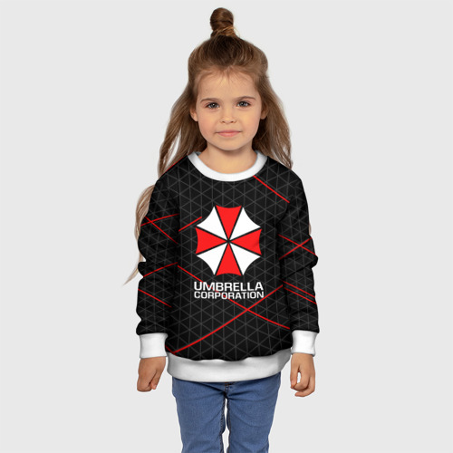 Детский свитшот 3D Umbrella Corp Амбрелла Корп, цвет 3D печать - фото 7