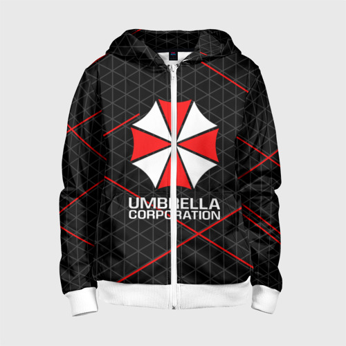 Детская толстовка 3D на молнии Umbrella Corp Амбрелла Корп