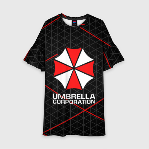 Детское платье 3D Umbrella Corp Амбрелла Корп, цвет 3D печать