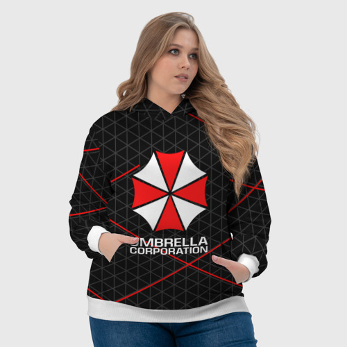 Женская толстовка 3D Umbrella Corp Амбрелла Корп, цвет 3D печать - фото 6