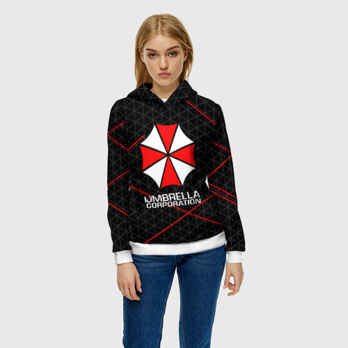 Женская толстовка 3D Umbrella Corp Амбрелла Корп, цвет 3D печать - фото 3