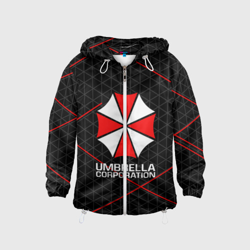 Детская ветровка 3D Umbrella Corp Амбрелла Корп, цвет белый