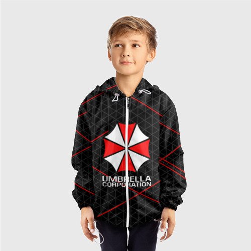 Детская ветровка 3D Umbrella Corp Амбрелла Корп, цвет белый - фото 3