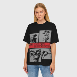 Женская футболка oversize 3D Cowboy Bebop anime - фото 2