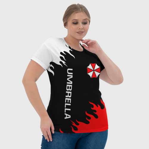 Женская футболка 3D Umbrella Corp Амбрелла Корп, цвет 3D печать - фото 6