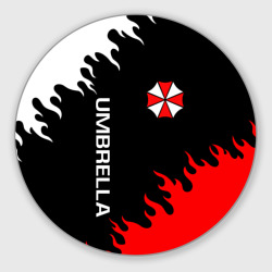 Круглый коврик для мышки Umbrella Corp Амбрелла Корп