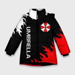 Зимняя куртка для девочек 3D Umbrella Corp Амбрелла Корп