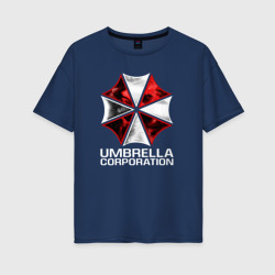 Женская футболка хлопок Oversize Umbrella Corp