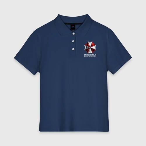 Женское поло хлопок Umbrella Corp