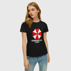 Женская футболка хлопок Umbrella Corp - фото 2