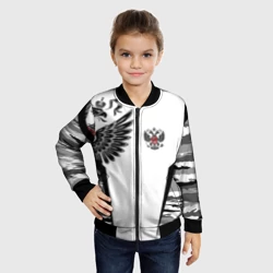 Детский бомбер 3D Камуфляж Россия - фото 2