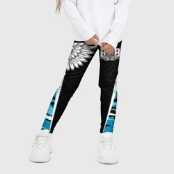 Детские леггинсы 3D Камуфляж ВДВ - фото 2