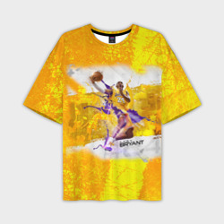 Мужская футболка oversize 3D Kobe Bryant jump