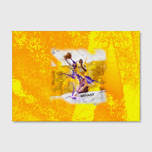 Холст прямоугольный Kobe Bryant jump, цвет 3D печать - фото 2