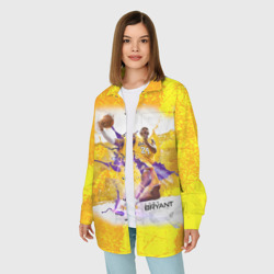 Женская рубашка oversize 3D Kobe Bryant jump - фото 2