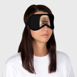 Маска для сна 3D Рыжий Шпиц - фото 2