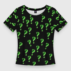 Женская футболка 3D Slim Знак вопроса