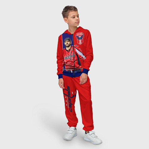 Детский 3D костюм с принтом OVECHKIN CAPITALS, фото на моделе #1