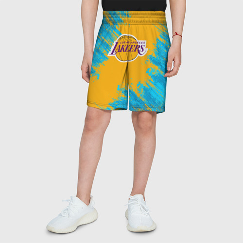 Детские спортивные шорты 3D Kobe Bryant, цвет 3D печать - фото 4