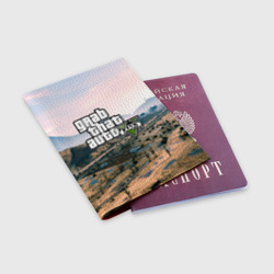 Обложка для паспорта матовая кожа Grand Theft Auto 5 - фото 2