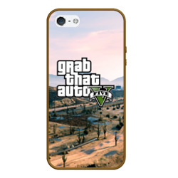Чехол для iPhone 5/5S матовый Grand Theft Auto 5