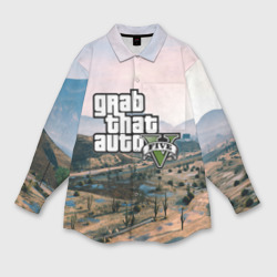 Женская рубашка oversize 3D Grand Theft Auto 5
