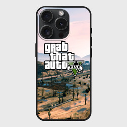Чехол силиконовый для Apple iPhone 15 Pro матовый Grand Theft Auto 5