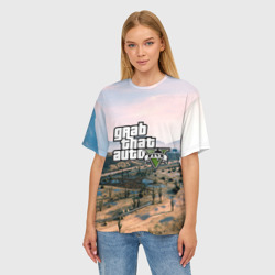 Женская футболка oversize 3D Grand Theft Auto 5 - фото 2