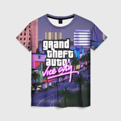 Женская футболка 3D Grand Theft Auto Vice City