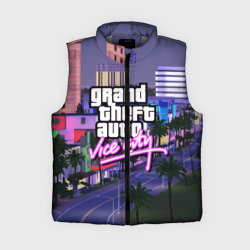 Женский жилет утепленный 3D Grand Theft Auto Vice City