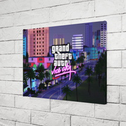 Холст прямоугольный Grand Theft Auto Vice City - фото 2