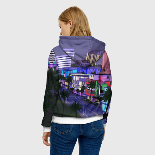 Женская толстовка 3D Grand Theft Auto Vice City, цвет 3D печать - фото 4